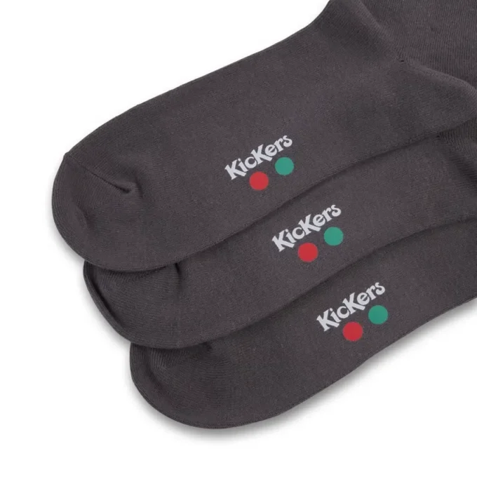 3-pack vardagsstrumpor för vuxna, unisex, grå 3-pack vardagsstrumpor för vuxna, unisex, grå