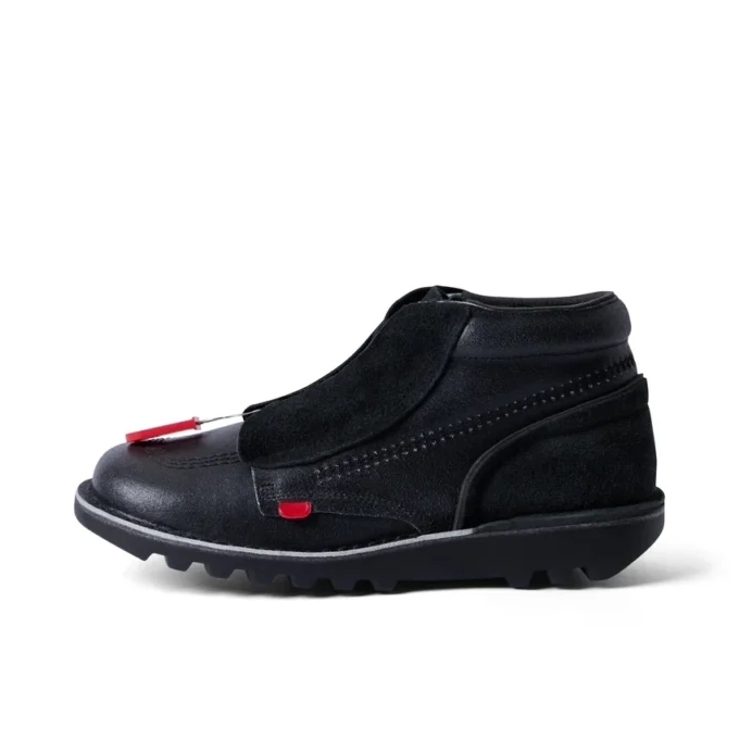 ACW* Kick Hi läderkängor för vuxna, unisex, svarta