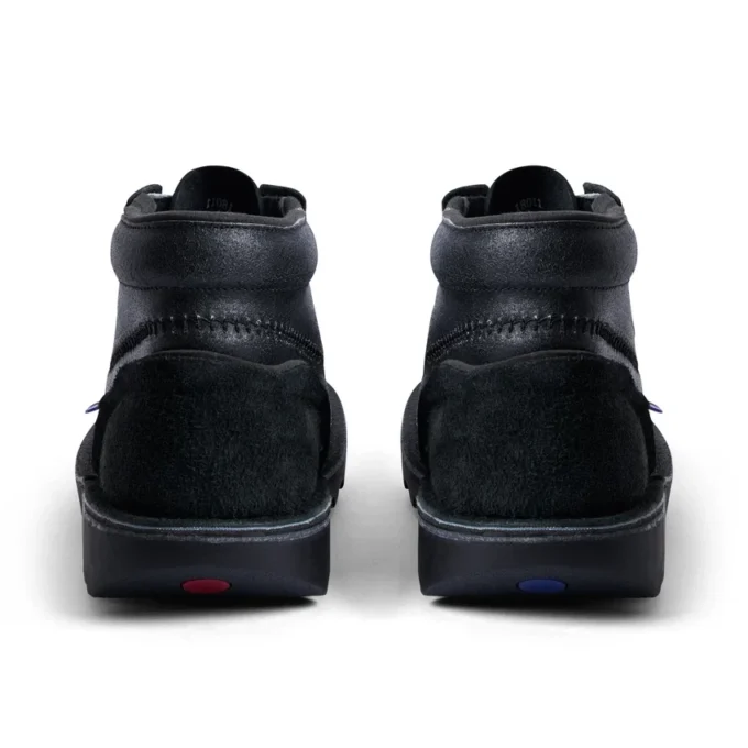 ACW* Kick Hi läderkängor för vuxna, unisex, svarta