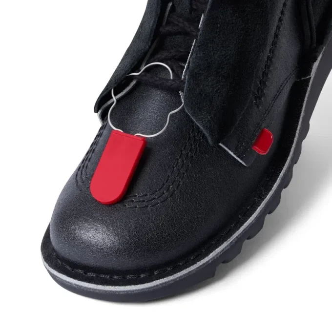 ACW* Kick Hi läderkängor för vuxna, unisex, svarta