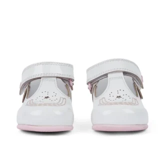 Babies Kick T Galactic Lackläder Vit/Rosa