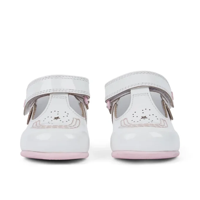 Babies Kick T Galactic Lackläder Vit/Rosa