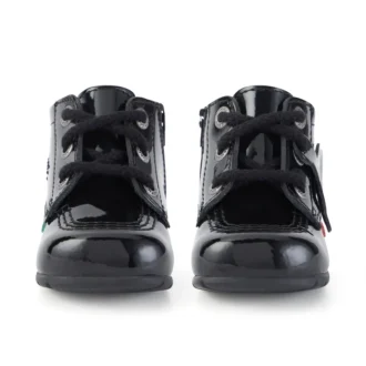 Baby Kick Hi B Zip Lackläder Svart