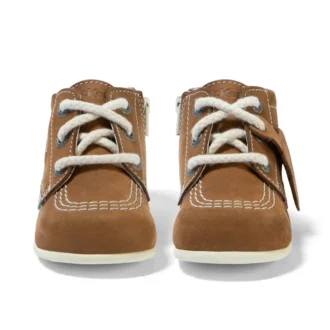 Baby Kick Hi läder beige