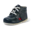 Baby Kick Hi Läder Marinblå