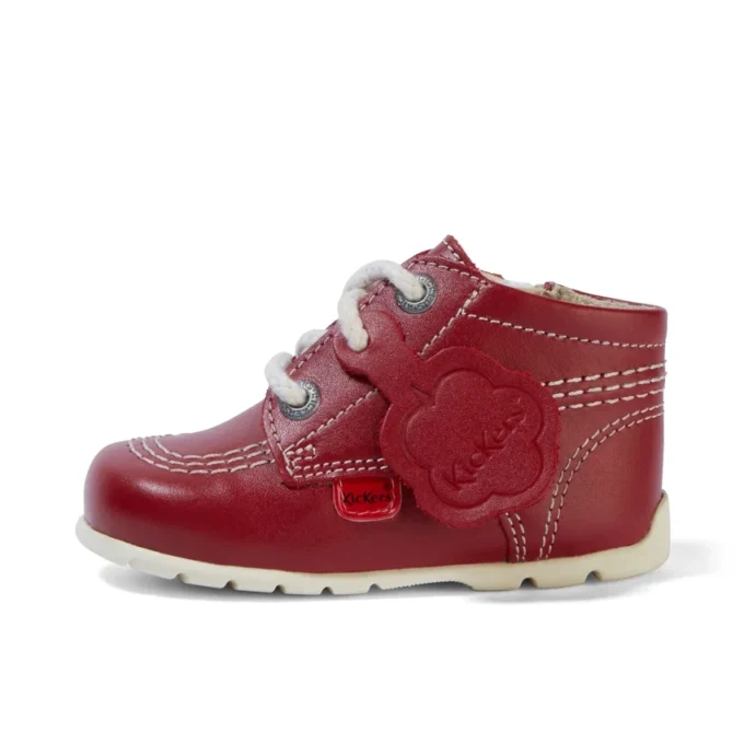 Baby Kick Hi Läder Röd Baby Kick Hi Läder Röd