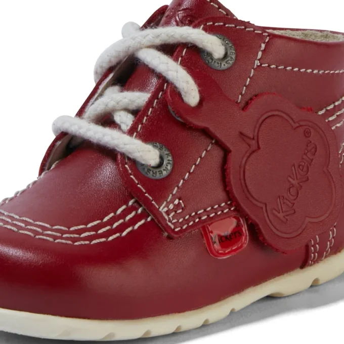Baby Kick Hi Läder Röd Baby Kick Hi Läder Röd