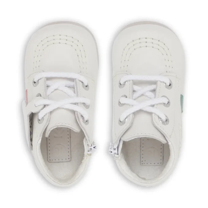 Baby Kick Hi läder vit Baby Kick Hi läder vit