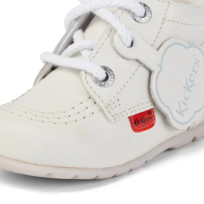 Baby Kick Hi läder vit Baby Kick Hi läder vit