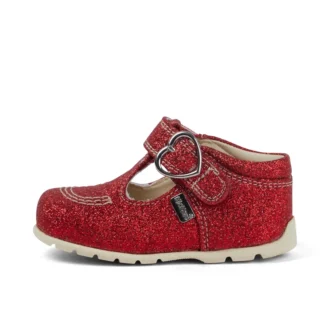 Baby Unisex Kick T Glitter Skor Red