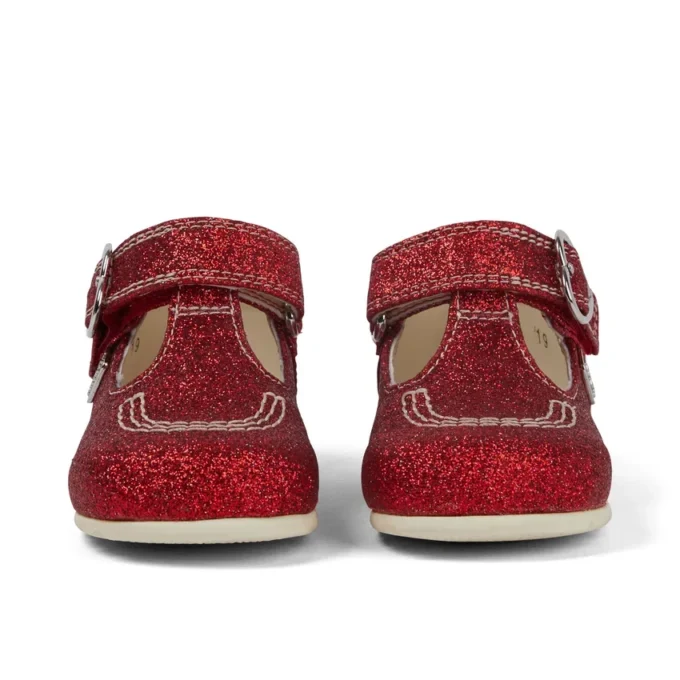 Baby Unisex Kick T Glitter Skor Red Baby Unisex Kick T Glitter Skor Red