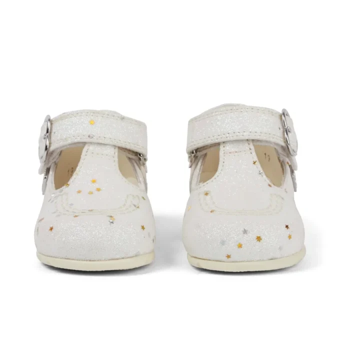 Baby Unisex Kick T Glitter Skor White Baby Unisex Kick T Glitter Skor White