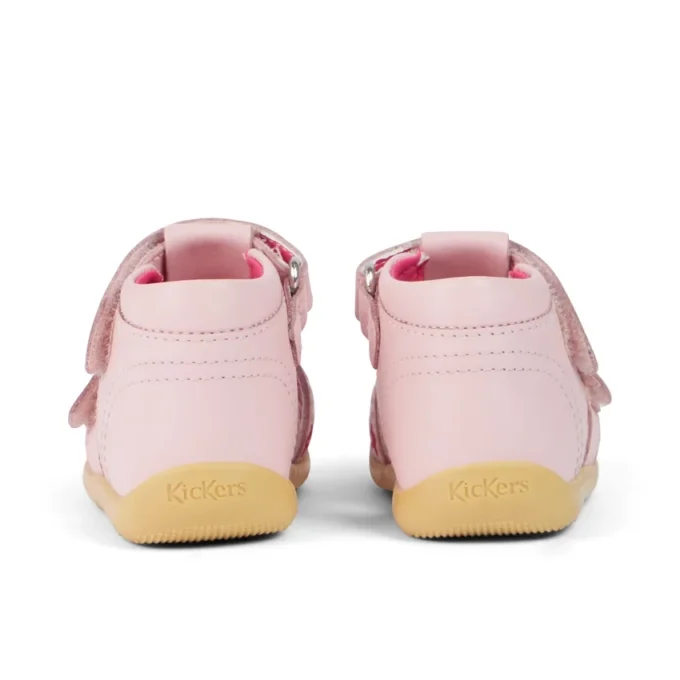 Baby Wriggle Flower Sandals Leather Pink Baby Wriggle Flower Sandals Leather Pink