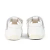 Baby Wriggle Flower Sandals Leather White Baby Wriggle Flower Sandals Leather White