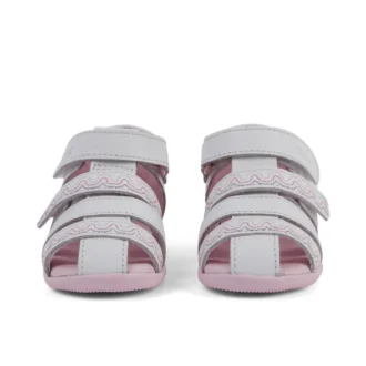 Baby Wriggle Wave Sandals Leather White Baby Wriggle Wave Sandals Leather White