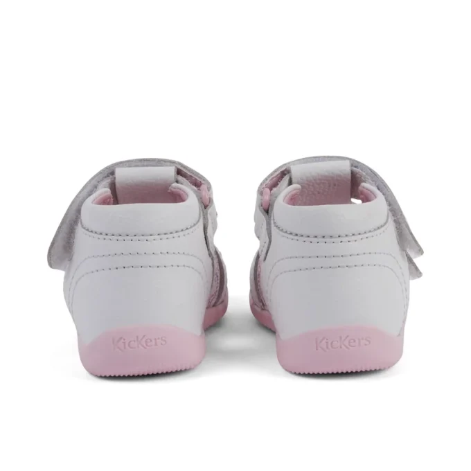 Baby Wriggle Wave Sandals Leather White Baby Wriggle Wave Sandals Leather White