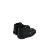 Infant Unisex Kick Hi Zip Läder Svart