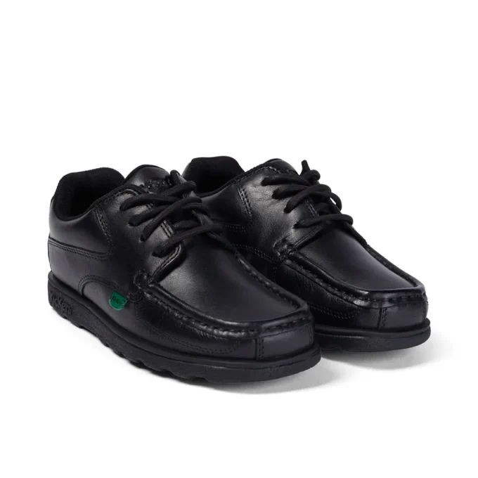 Junior Boys Fragma Lace Leather Black Junior Boys Fragma Lace Leather Black