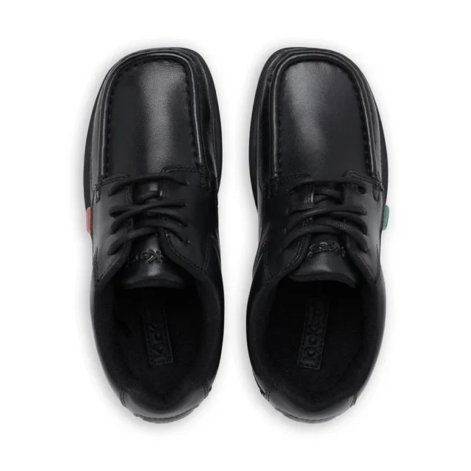 Junior Boys Fragma Lace Leather Black Junior Boys Fragma Lace Leather Black
