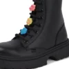 Junior Girls Kenzi Boot Charm Leather Black