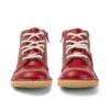 Junior Unisex Kick Hi Zip Läder Röd Junior Unisex Kick Hi Zip Läder Röd