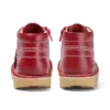 Junior Unisex Kick Hi Zip Läder Röd Junior Unisex Kick Hi Zip Läder Röd