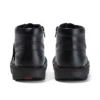 Junior Unisex Kick Hi Zip Läder Svart Junior Unisex Kick Hi Zip Läder Svart