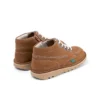 Junior Unisex Kick Hi Zip läder Tan Junior Unisex Kick Hi Zip läder Tan