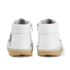 Junior Unisex Kick Hi Zip Läder Vit