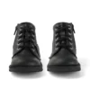 Junior Unisex Kick Hi Zip Läderalternativ Svart Junior Unisex Kick Hi Zip Läderalternativ Svart