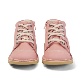 Junior Unisex Kick Hi Zip Nubuck Ljusrosa