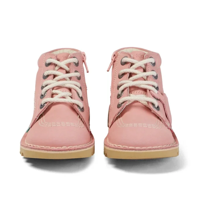 Junior Unisex Kick Hi Zip Nubuck Ljusrosa Junior Unisex Kick Hi Zip Nubuck Ljusrosa