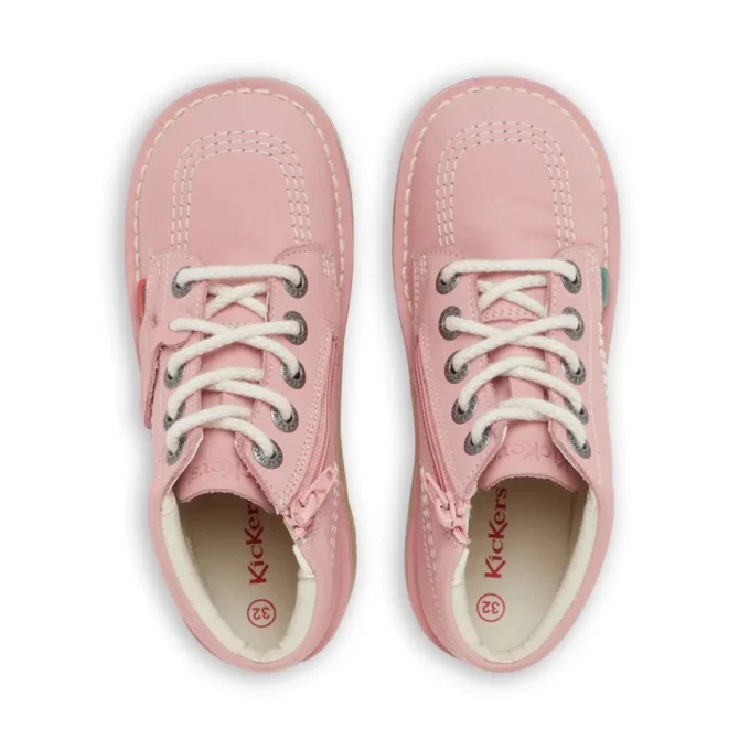 Junior Unisex Kick Hi Zip Nubuck Ljusrosa Junior Unisex Kick Hi Zip Nubuck Ljusrosa