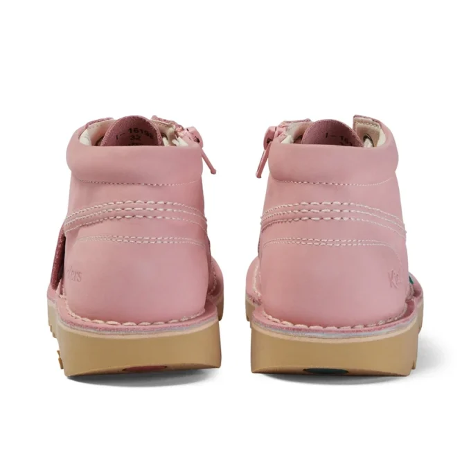 Junior Unisex Kick Hi Zip Nubuck Ljusrosa Junior Unisex Kick Hi Zip Nubuck Ljusrosa