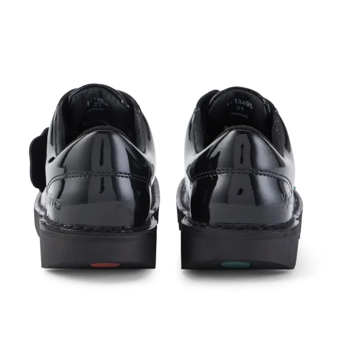 Junior Unisex Kick Lo Lackläder Svart Junior Unisex Kick Lo Lackläder Svart