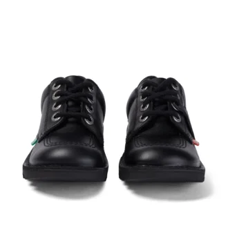 Junior Unisex Kick Lo Läder Svart