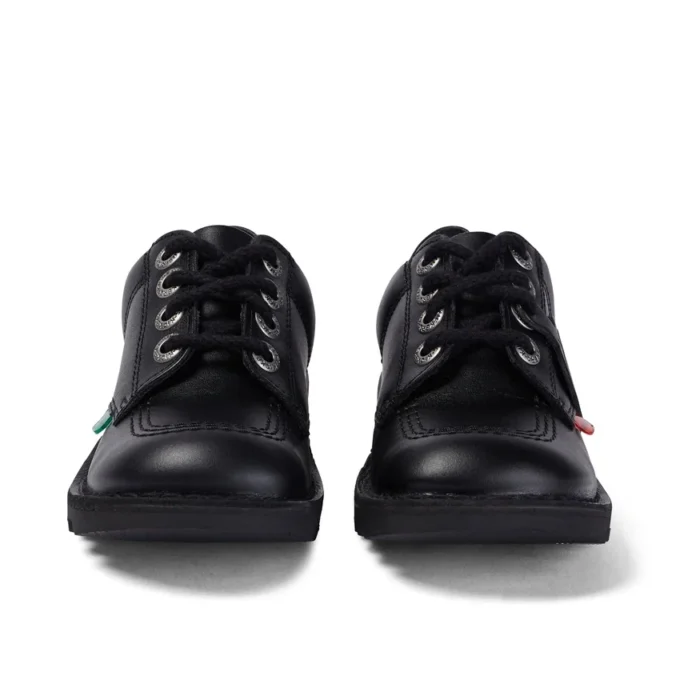 Junior Unisex Kick Lo Läder Svart Junior Unisex Kick Lo Läder Svart