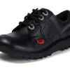 Junior Unisex Kick Lo Läder Svart Junior Unisex Kick Lo Läder Svart