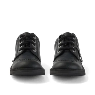 Junior Unisex Kick Lo läderalternativ svart