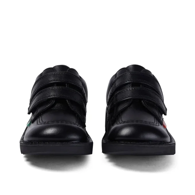 Junior Unisex Kick Lo Twin Vel Läder Svart Junior Unisex Kick Lo Twin Vel Läder Svart