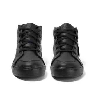 Junior Unisex Tovni Hi Läderalternativ Svart