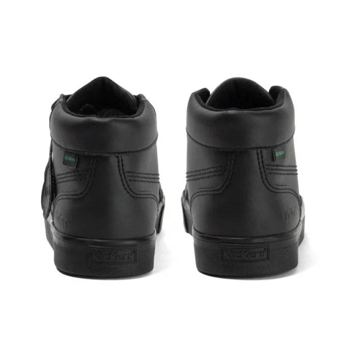 Junior Unisex Tovni Hi Läderalternativ Svart