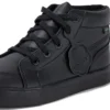 Junior Unisex Tovni Hi Läderalternativ Svart