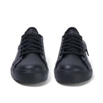 Junior Unisex Tovni Lacer läderalternativ svart