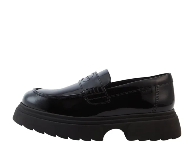 Juniorflickor Kenzi Loafer Läder Svart Juniorflickor Kenzi Loafer Läder Svart