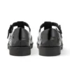 Juniorflickor Lachly Brogue T-Bar Lackläder Svart Juniorflickor Lachly Brogue T-Bar Lackläder Svart