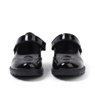 Juniorflickor Lachly MJ Brogue lackläder svart
