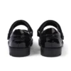 Juniorflickor Lachly MJ Brogue lackläder svart Juniorflickor Lachly MJ Brogue lackläder svart