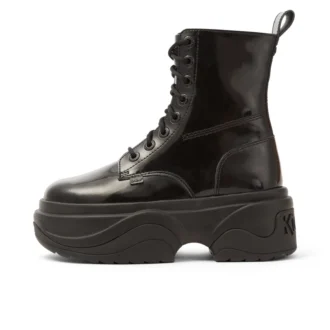 Kade-känga för vuxna, unisex, lackläder, svart Kade-känga för vuxna, unisex, lackläder, svart