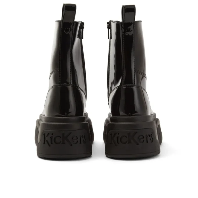 Kade-känga för vuxna, unisex, lackläder, svart Kade-känga för vuxna, unisex, lackläder, svart